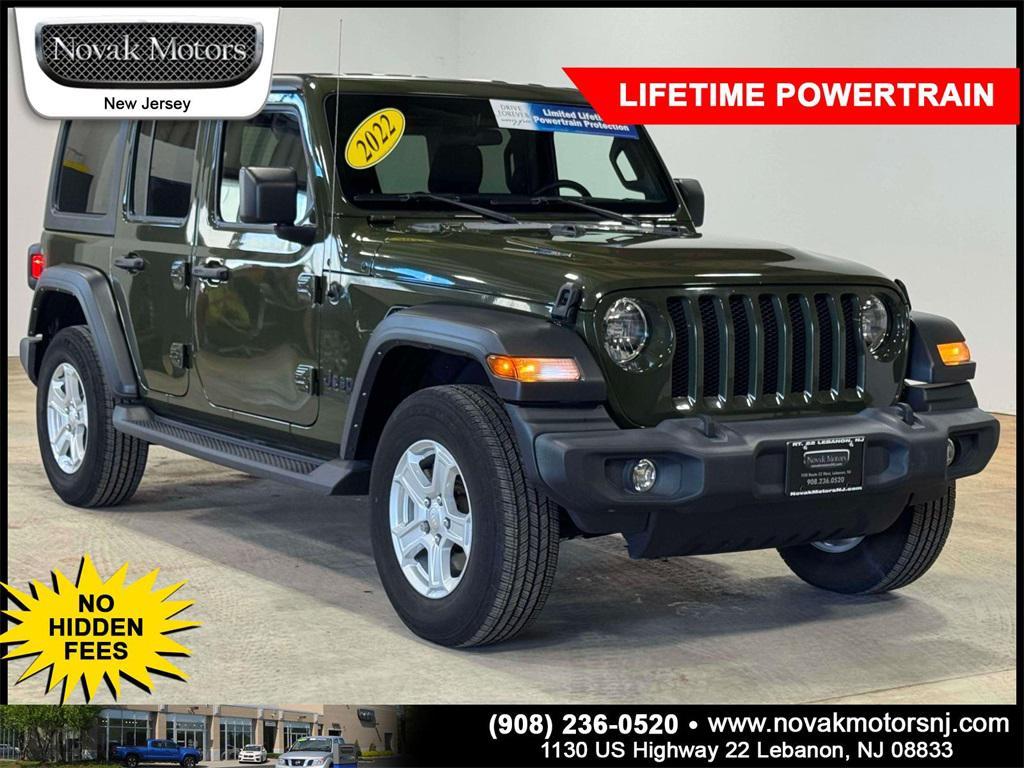 used 2022 Jeep Wrangler Unlimited car, priced at $32,999