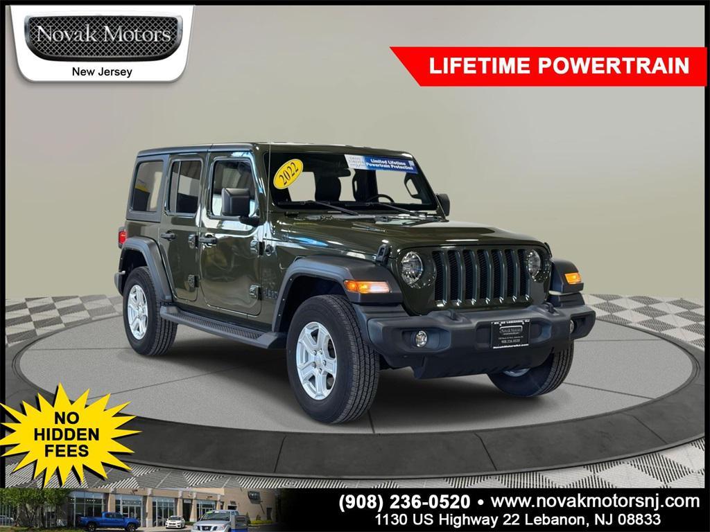 used 2022 Jeep Wrangler Unlimited car, priced at $32,488