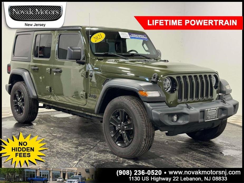 used 2021 Jeep Wrangler Unlimited car, priced at $33,938