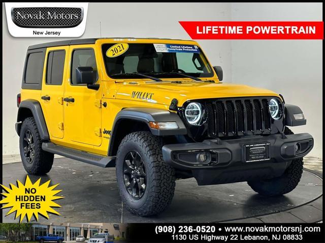 used 2021 Jeep Wrangler car, priced at $32,978