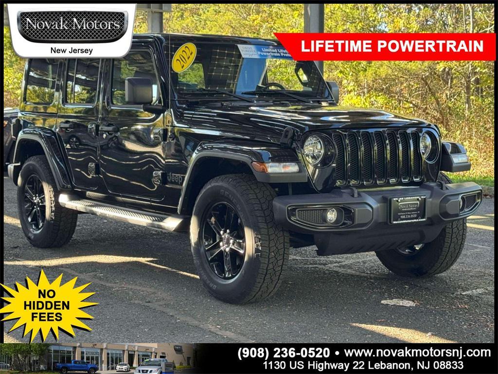used 2022 Jeep Wrangler Unlimited car, priced at $37,999