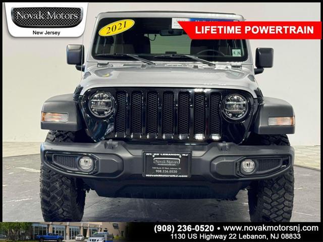 used 2021 Jeep Wrangler car, priced at $33,499