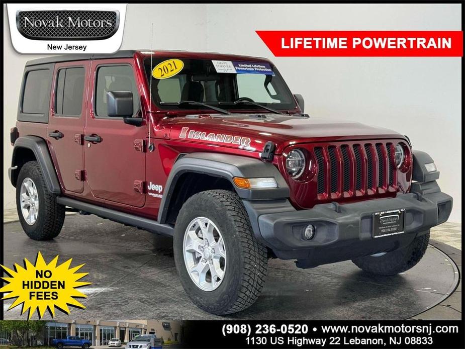 used 2021 Jeep Wrangler Unlimited car, priced at $38,638