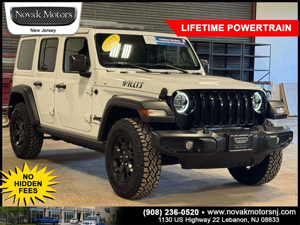 used 2023 Jeep Wrangler car, priced at $32,999