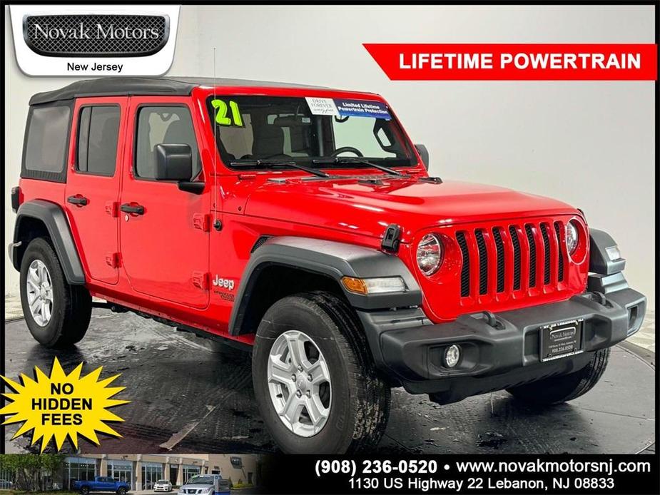 used 2021 Jeep Wrangler Unlimited car, priced at $29,928