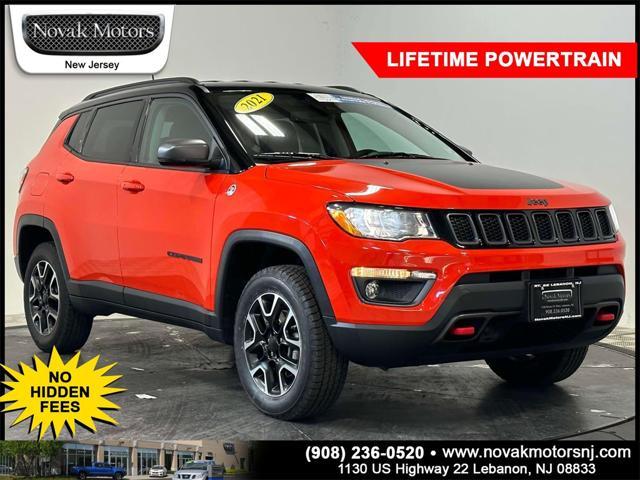 used 2021 Jeep Compass car, priced at $21,958