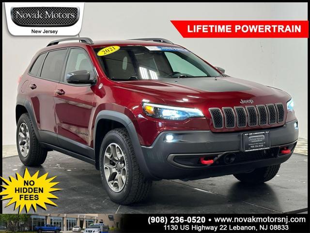 used 2021 Jeep Cherokee car, priced at $24,548