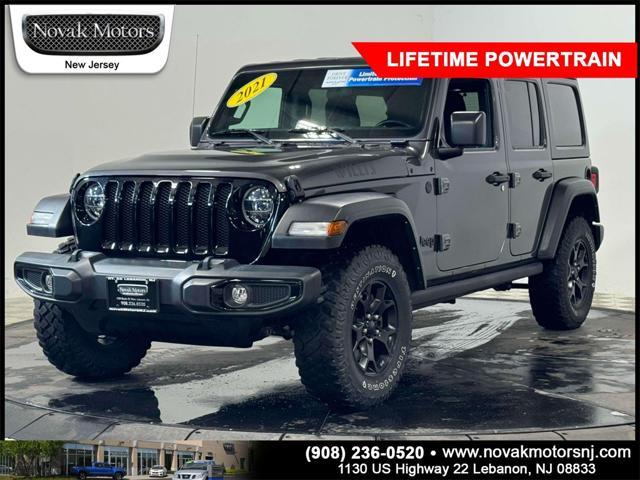 used 2021 Jeep Wrangler car, priced at $26,978