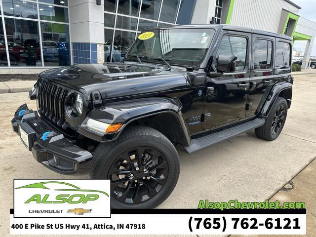 used 2021 Jeep Wrangler Unlimited car, priced at $32,500