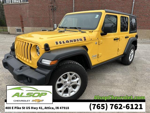 used 2021 Jeep Wrangler Unlimited car, priced at $34,207