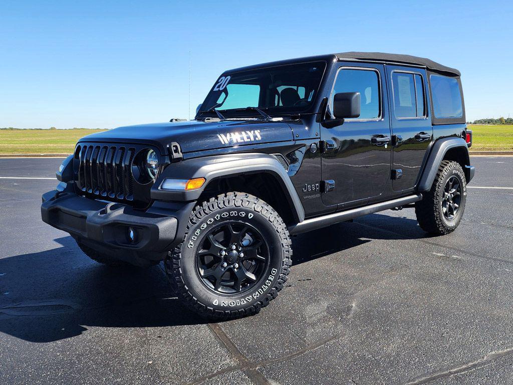 used 2020 Jeep Wrangler Unlimited car, priced at $23,846