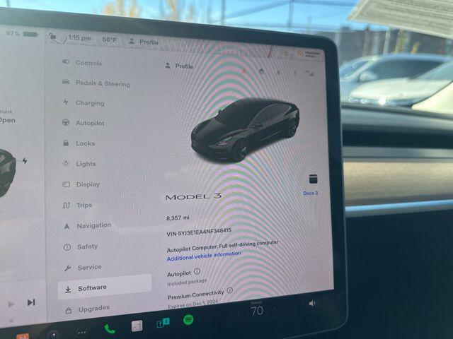 used 2022 Tesla Model 3 car, priced at $20,055