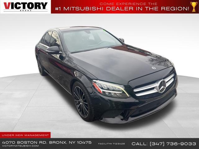 used 2021 Mercedes-Benz C-Class car, priced at $18,000