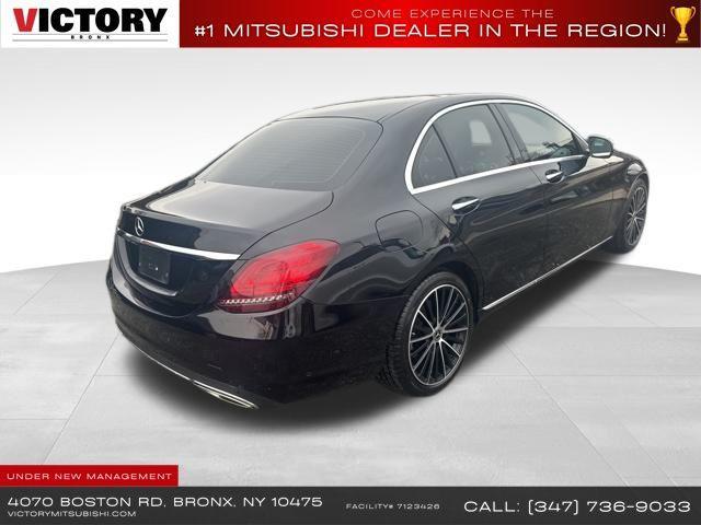 used 2021 Mercedes-Benz C-Class car, priced at $18,000