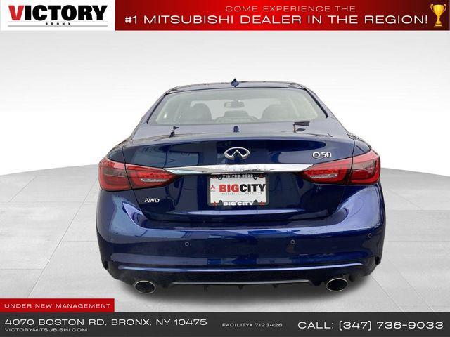 used 2022 INFINITI Q50 car, priced at $24,905