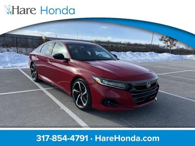 used 2021 Honda Accord car, priced at $22,130