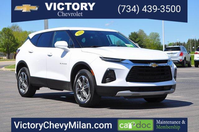 used 2021 Chevrolet Blazer car, priced at $24,137