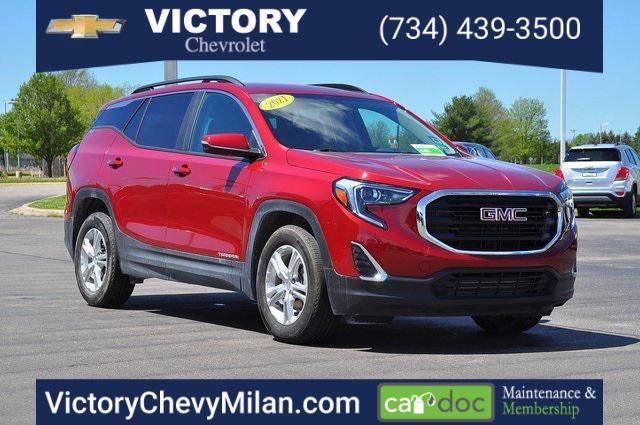 used 2021 GMC Terrain car, priced at $22,309