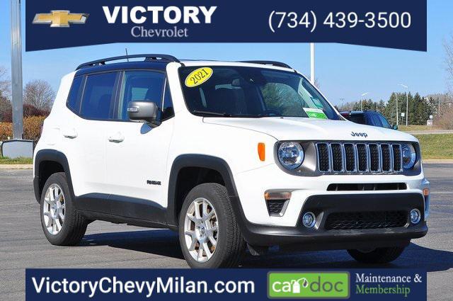 used 2021 Jeep Renegade car, priced at $21,568