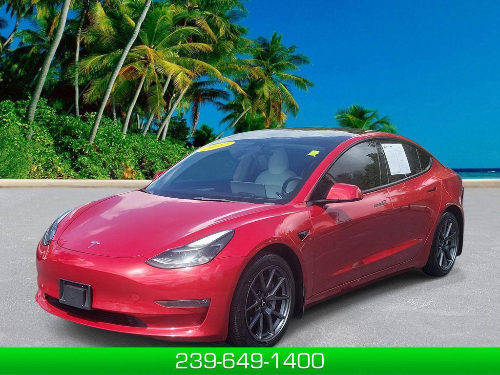 used 2022 Tesla Model 3 car, priced at $23,000