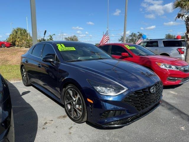 used 2021 Hyundai Sonata car, priced at $19,990