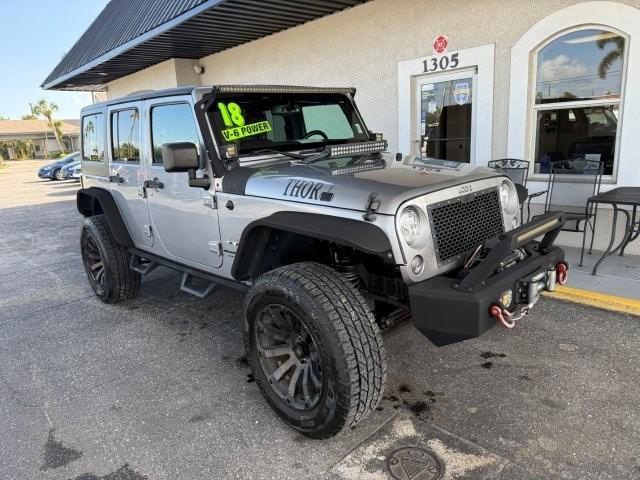 used 2018 Jeep Wrangler JK Unlimited car, priced at $26,990
