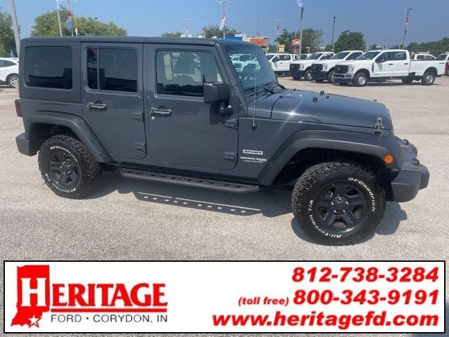 used 2018 Jeep Wrangler JK Unlimited car, priced at $17,500