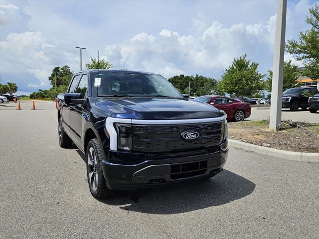 new 2025 Ford F-150 Lightning car, priced at $85,590