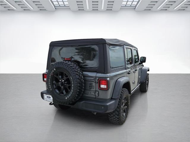 used 2020 Jeep Wrangler Unlimited car, priced at $31,595