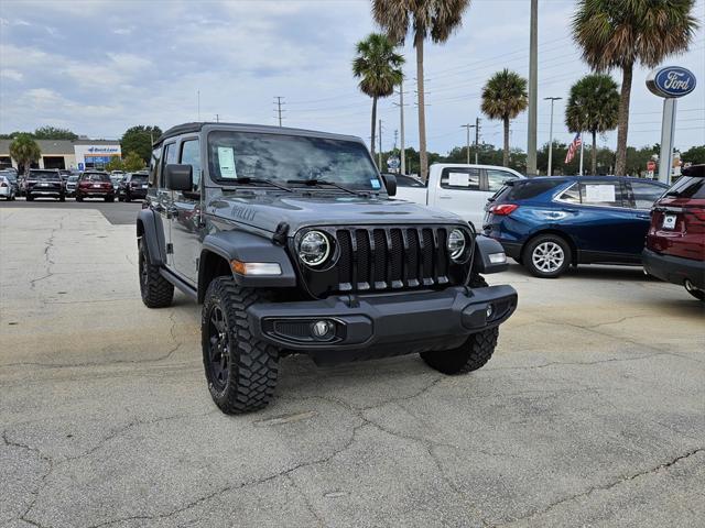 used 2020 Jeep Wrangler Unlimited car, priced at $31,595