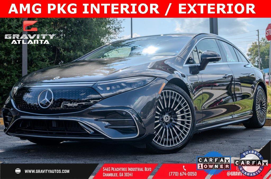 used 2023 Mercedes-Benz EQS 580 car, priced at $59,599