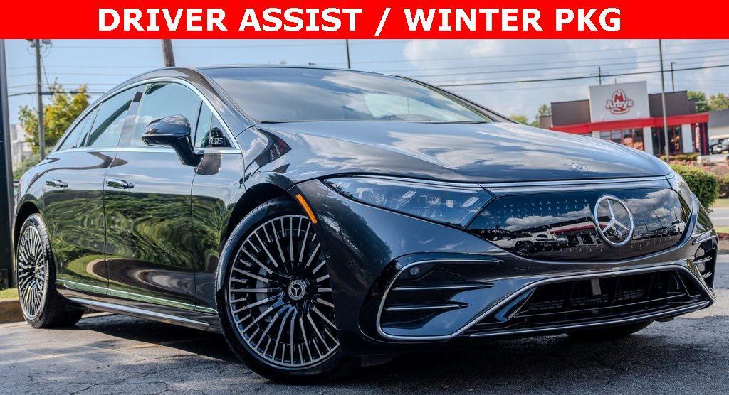 used 2023 Mercedes-Benz EQS 580 car, priced at $59,599