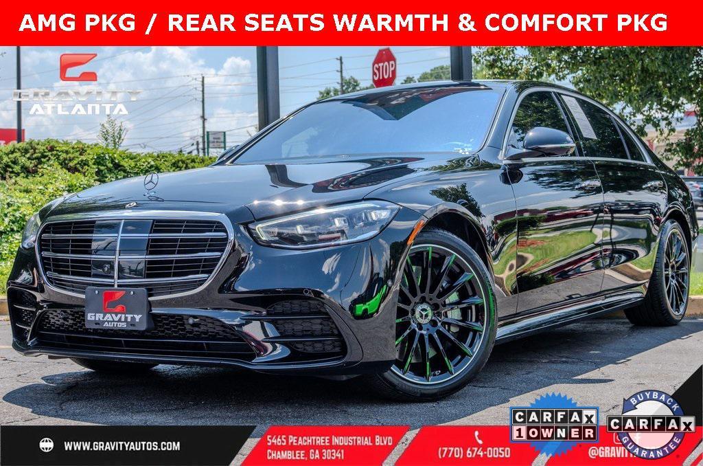 used 2022 Mercedes-Benz S-Class car, priced at $75,495