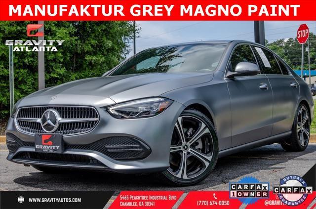 used 2022 Mercedes-Benz C-Class car, priced at $33,950