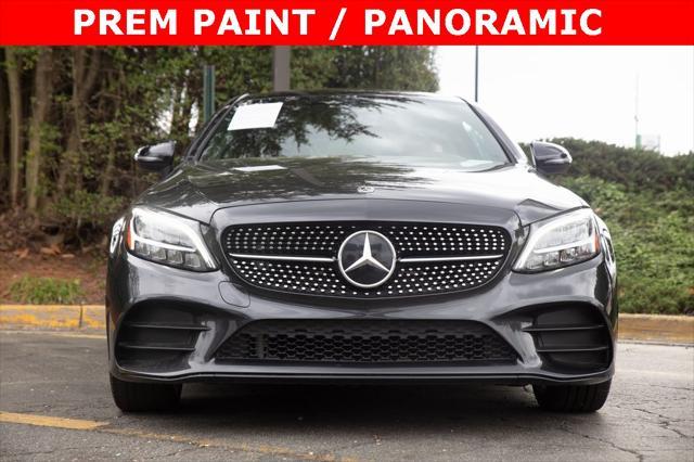 used 2021 Mercedes-Benz C-Class car, priced at $33,899
