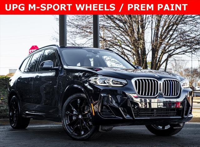 used 2022 BMW X3 car, priced at $34,995