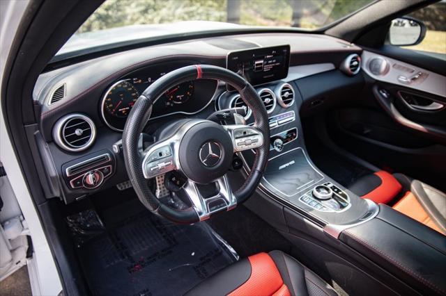 used 2021 Mercedes-Benz AMG C 63 car, priced at $57,400