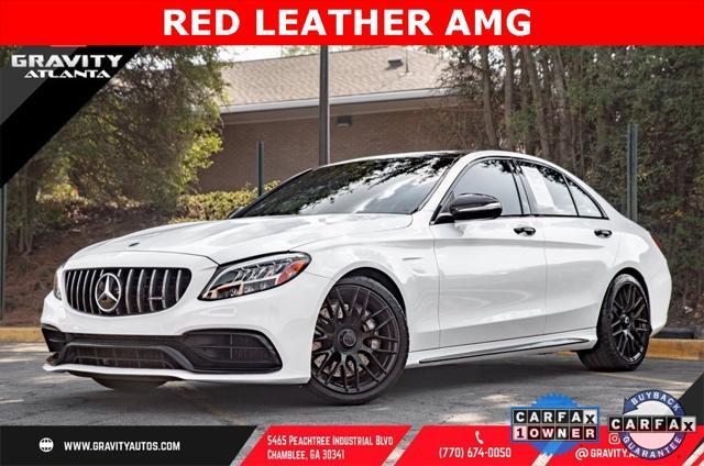 used 2021 Mercedes-Benz AMG C 63 car, priced at $58,491
