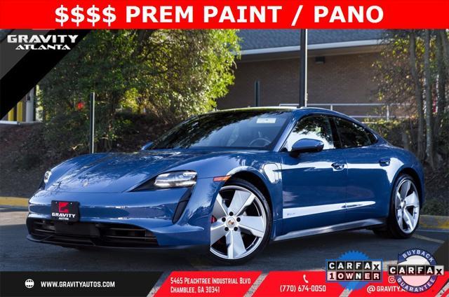 used 2021 Porsche Taycan car, priced at $67,481