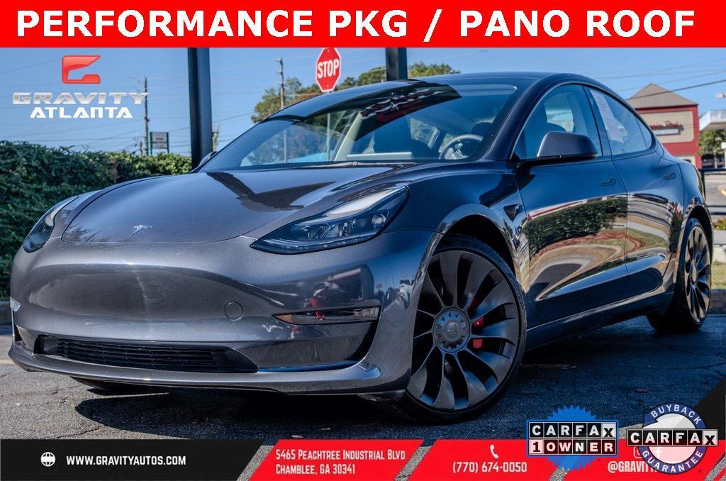 used 2023 Tesla Model 3 car, priced at $32,899