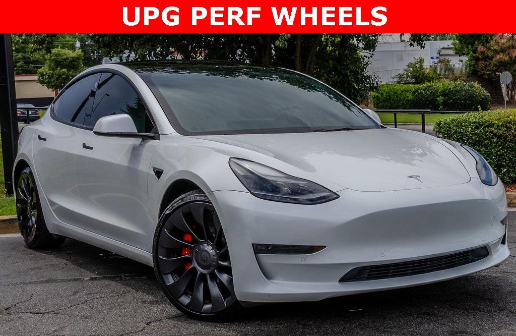 used 2022 Tesla Model 3 car, priced at $28,995