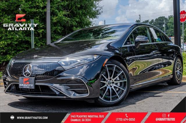 used 2023 Mercedes-Benz EQS 580 car, priced at $52,495