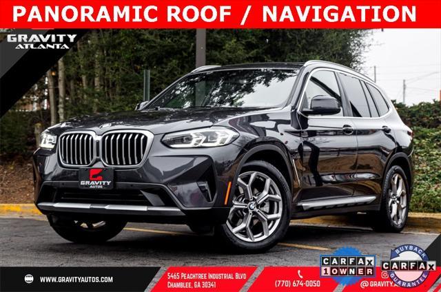 used 2022 BMW X3 car, priced at $29,900