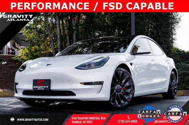 used 2023 Tesla Model 3 car, priced at $33,899