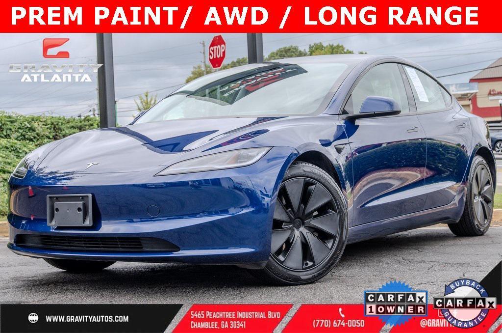 used 2024 Tesla Model 3 car, priced at $33,900