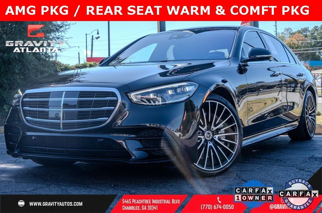 used 2022 Mercedes-Benz S-Class car, priced at $61,995