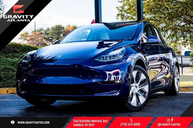 used 2022 Tesla Model Y car, priced at $33,899