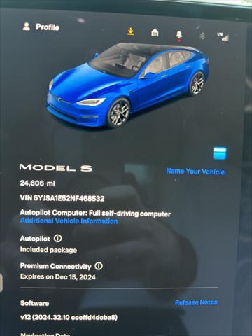 used 2022 Tesla Model S car, priced at $49,458