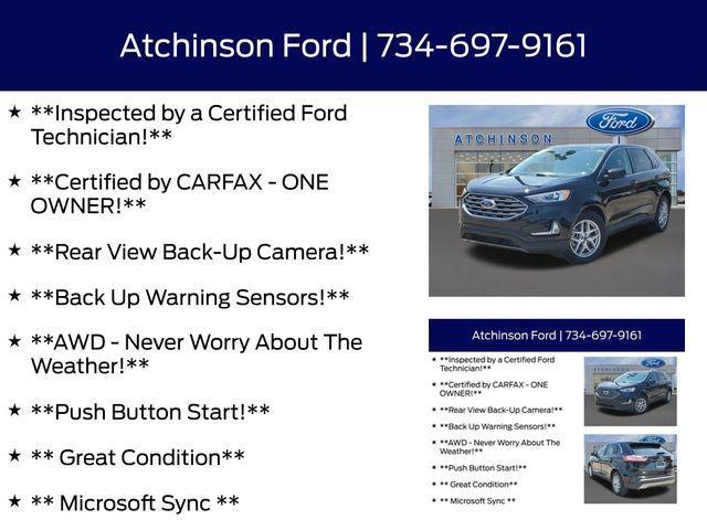 used 2022 Ford Edge car, priced at $22,500