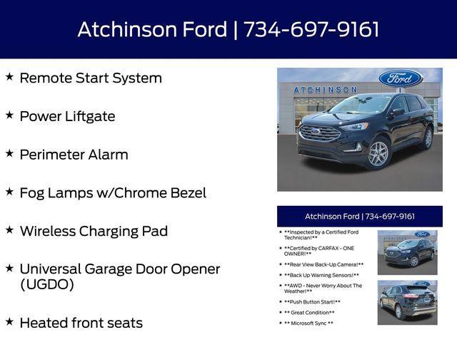 used 2022 Ford Edge car, priced at $22,500